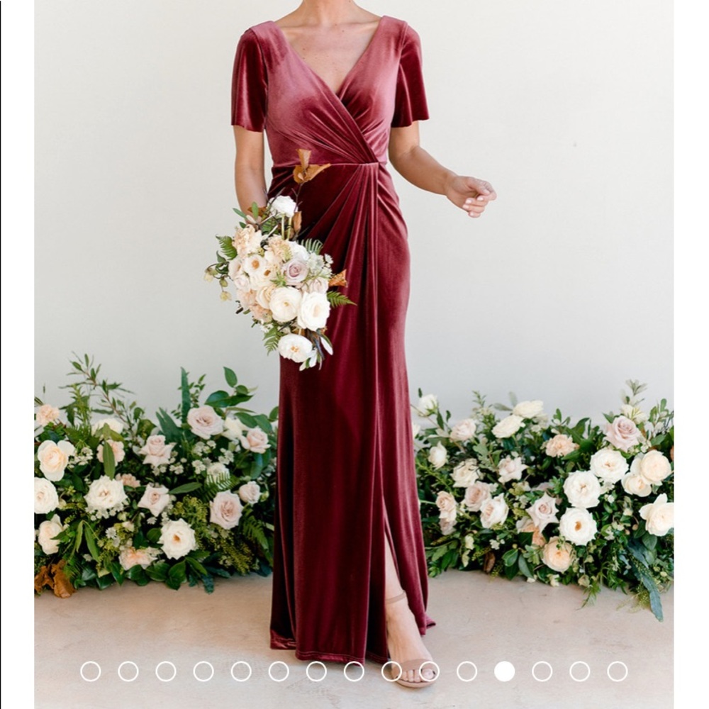 SLATE BLUE REVELRY BRIDESMAID DRESS